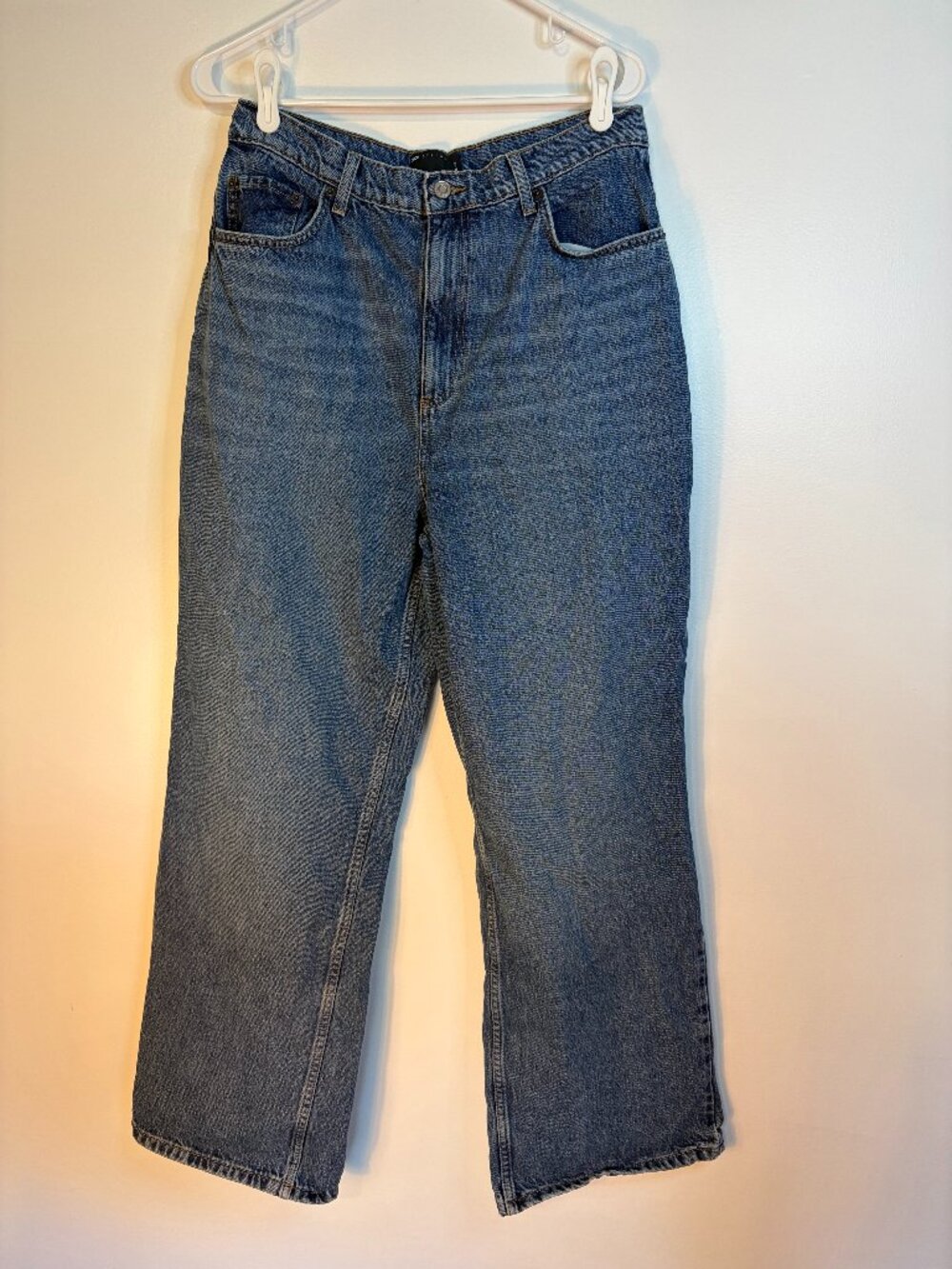 ASOS Designs Medium Wash High Waist Denim Jeans